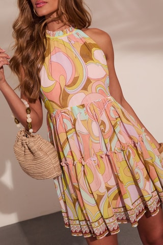 Robe patineuse - Multicolore