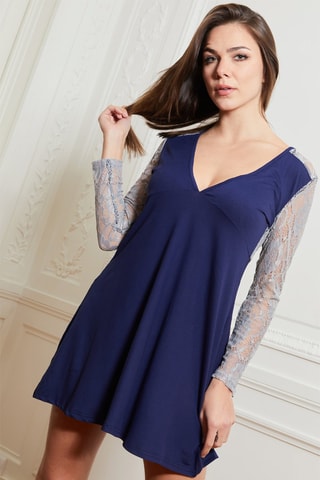 Babydoll Kil Azul-marinho