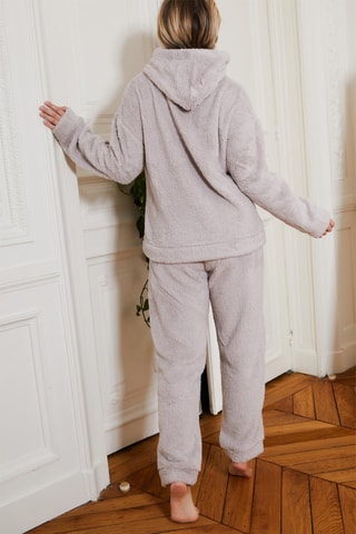 Pijama polar Louva Bege