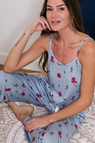 Pijama Masalp - Azul-cobalto