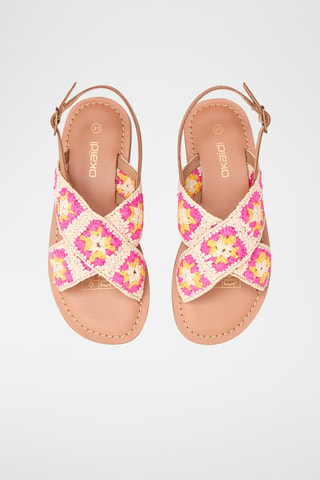 Sandalias de piel - Beige
