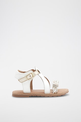 Sandalias de piel - Blanco 