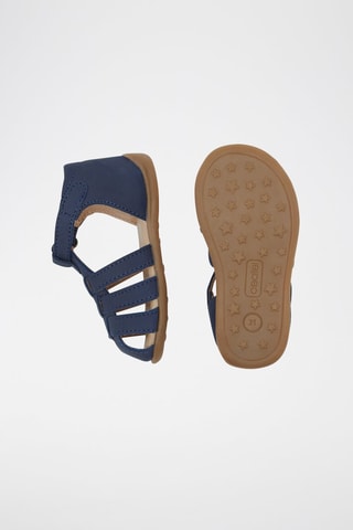Sandalias de piel - Azul marino