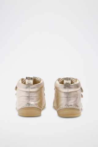 Botines de piel - Dorado 