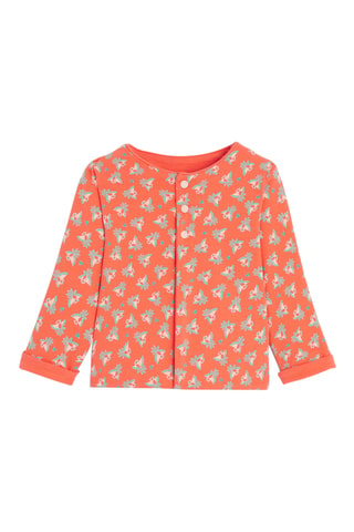 Cárdigan reversible - Coral