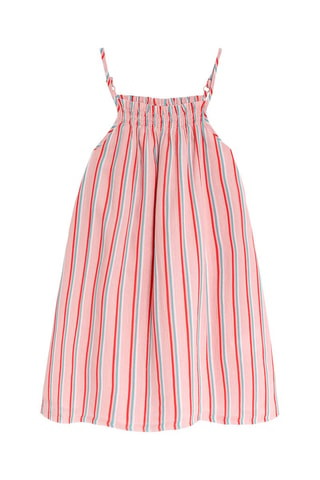 Vestido - Rosa y rojo
