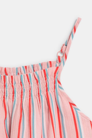Vestido - Rosa y rojo