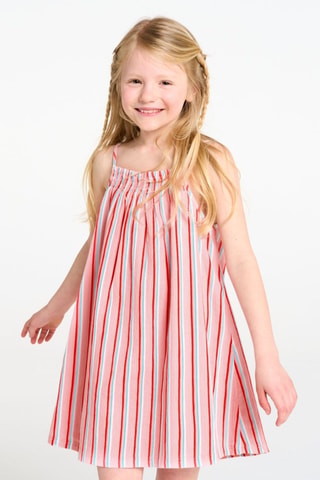 Vestido - Rosa y rojo
