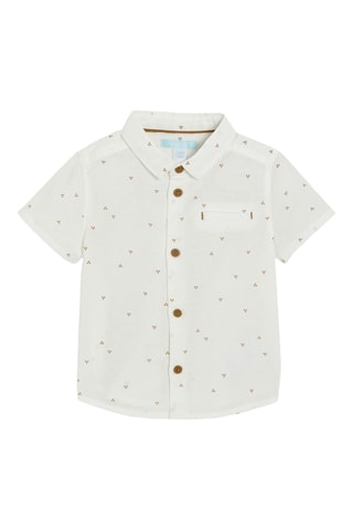 Camisa de lino - Blanco - Obaibi