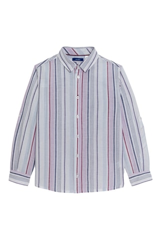 Camisa de lino - Blanco - Okaidi