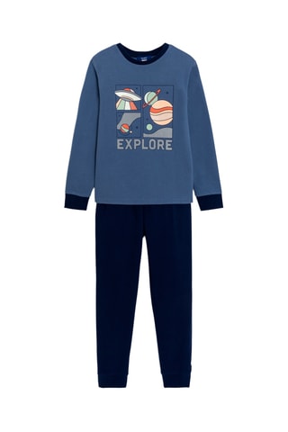 Pijama - Azul y azul marino - Okaidi
