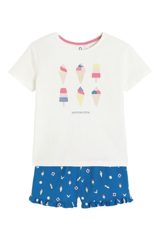 Pijama - Blanco y azul - Okaidi