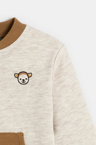 Sudadera - Beige - Obaibi