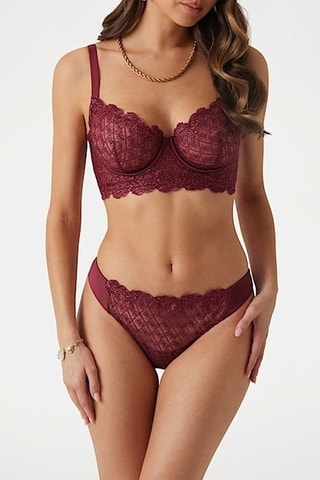 String Ebby - Bordeauxrood