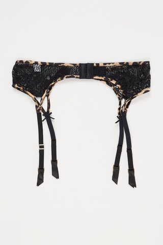 Jarretelgordel Nina - Zwart en Beige