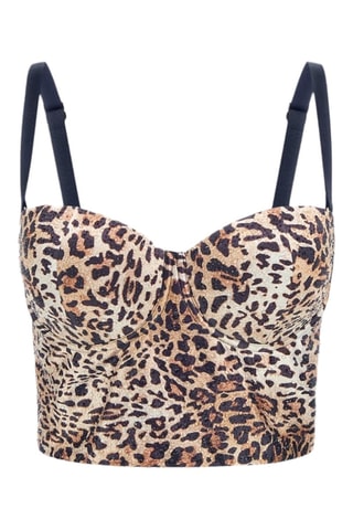 Voorgevormde Bralette Tina - Bruin en Zwart