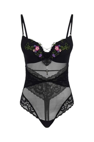 Voorgevormde Bodysuit Rachel - Zwart