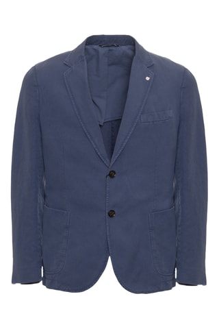 Linnen Blazer - Blauw
