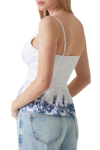 Mouwloze top - Wit