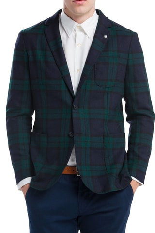Wollen Blazer - Marineblauw