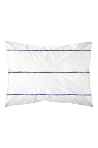 Fronha em cetim de algodão 157 fios/cm² Ibiza - Azul-cobalto