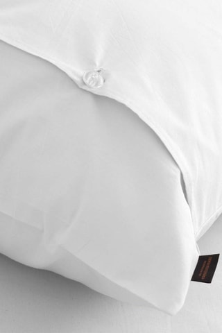 Taie d'oreiller en satin de coton 157 fils/cm² Mojàcart - Blanc