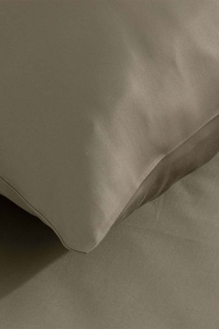Federa in raso di cotone 157 fili/cm² - Kaki