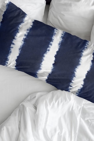 Federa in cotone 78 fili/cm² Caimari - Blu e bianco