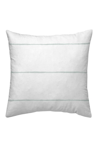 Fronha de algodão 78 fios/cm² Ibiza - Branco e verde