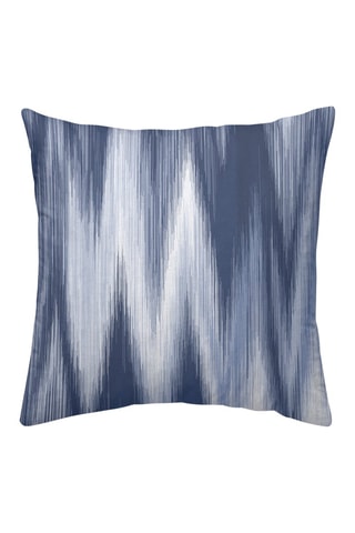 Federa in cotone 78 fili/cm² Algemesi - Blu e bianco