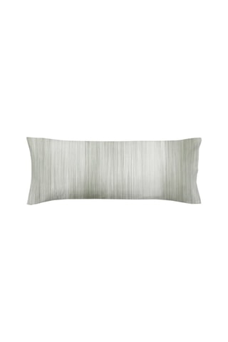 Federa in cotone 78 fili/cm² Lluc - Verde e bianco