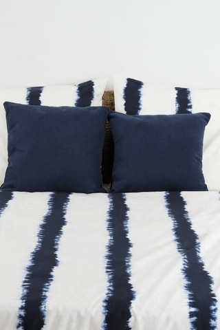 Copripiumino in cotone 78 fili/cm² Caimari Negativo - Blu e bianco