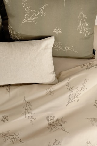 Copripiumino in cotone 78 fili/cm² Orba - Crema