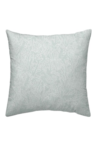 Copricuscino in cotone bio Estarit - Verde chiaro - 45 x 45 cm