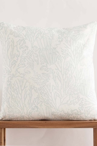 Copricuscino in cotone 98 fili/cm² Estarit - Menta - 50 x 50 cm
