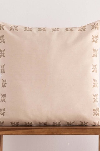 Copricuscino in cotone 300 g/m² Ferreira - Beige - 50 x 50 cm