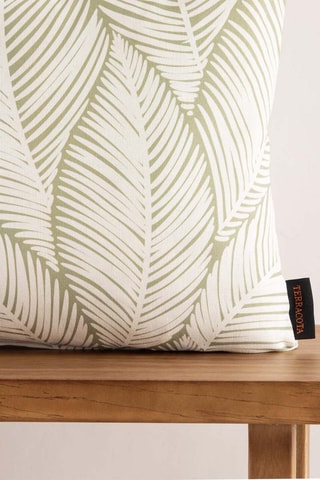 Copricuscino Nijar C - Beige e verde - 30 x 50 cm