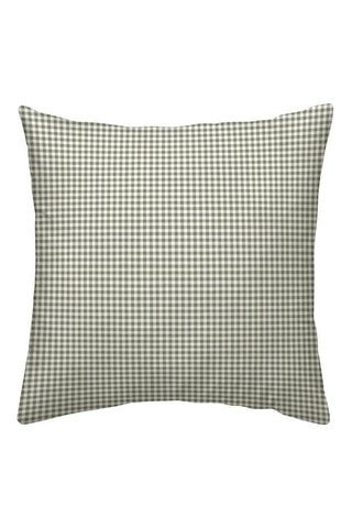 Federa in parcalle di cotone 79 fili/cm² Aielo Verde Pequeño - Verde