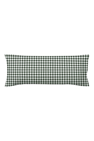 Federa in parcalle di cotone 79 fili/cm² Aielo - Verde