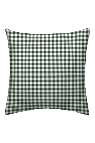 Federa in parcalle di cotone 79 fili/cm² Aielo - Verde