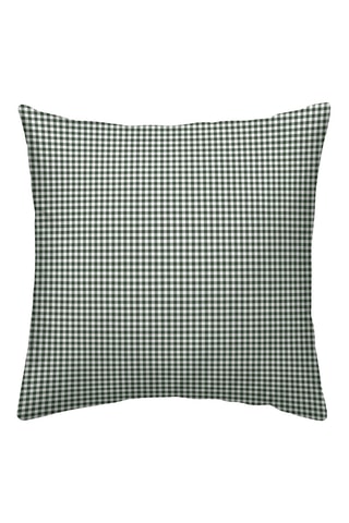 Federa in parcalle di cotone 79 fili/cm² Aielo - Verde