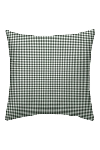 Federa in parcalle di cotone 79 fili/cm² Aielo - Verde