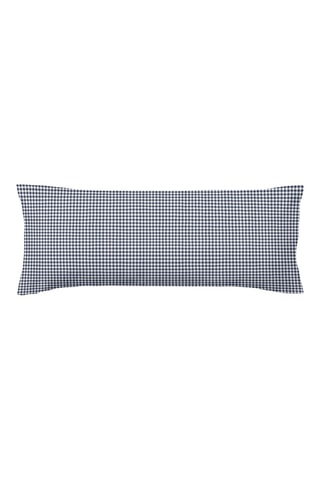 Federa in parcalle di cotone 79 fili/cm² Calafat - Navy