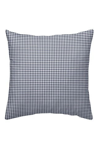 Federa in parcalle di cotone 79 fili/cm² Calafat - Navy