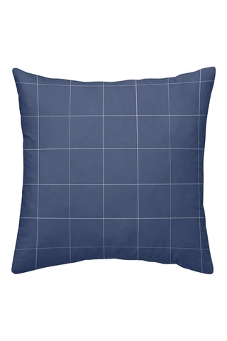 Fronha de almofada em percal de algodão 79 fios/cm² Xeresa - Azul,