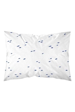 Federa in parcalle di cotone 79 fili/cm² Bellreguard - Bianco