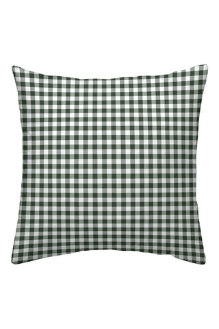 Federa in parcalle di cotone 79 fili/cm² Aielo - Verde