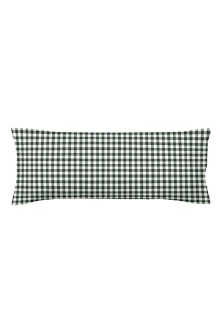 Federa in parcalle di cotone 79 fili/cm² Aielo - Verde