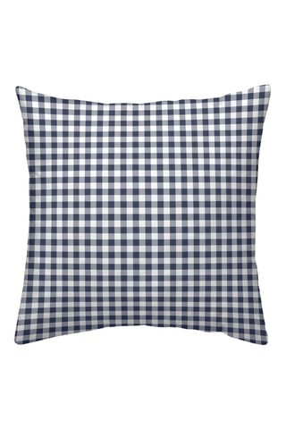 Federa in parcalle di cotone 79 fili/cm² Calafat - Navy