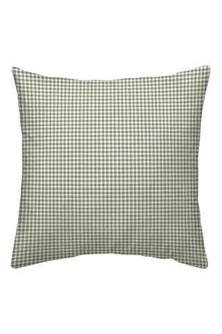 Federa in parcalle di cotone 79 fili/cm² Aielo Verde Pequeño - Verde